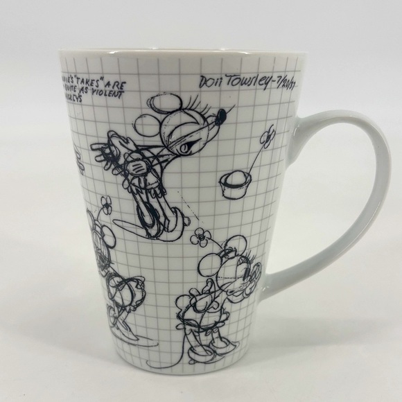 Disney Sketch Book 2010 Minnie Mouse Don Towsley Animation Ceramic Mug - Picture 1 of 12